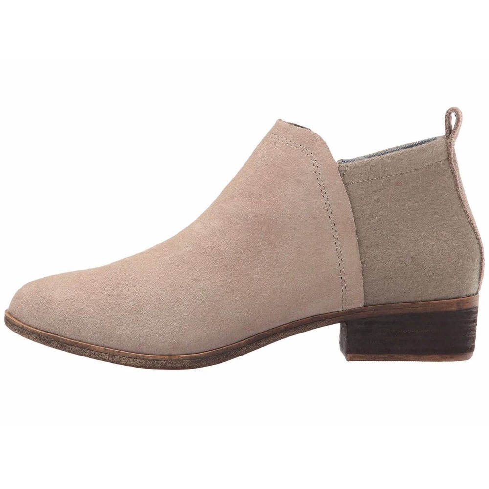Toms Women's Deia Suede Bootie Desert Taupe, 8 - Picture 2 of 5